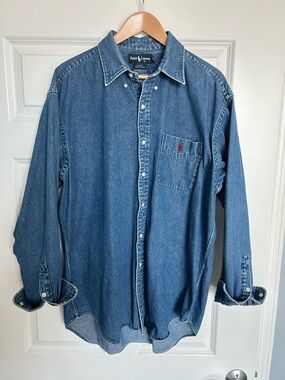 Vintage Ralph Lauren Blake Denim Button-Down Shirt